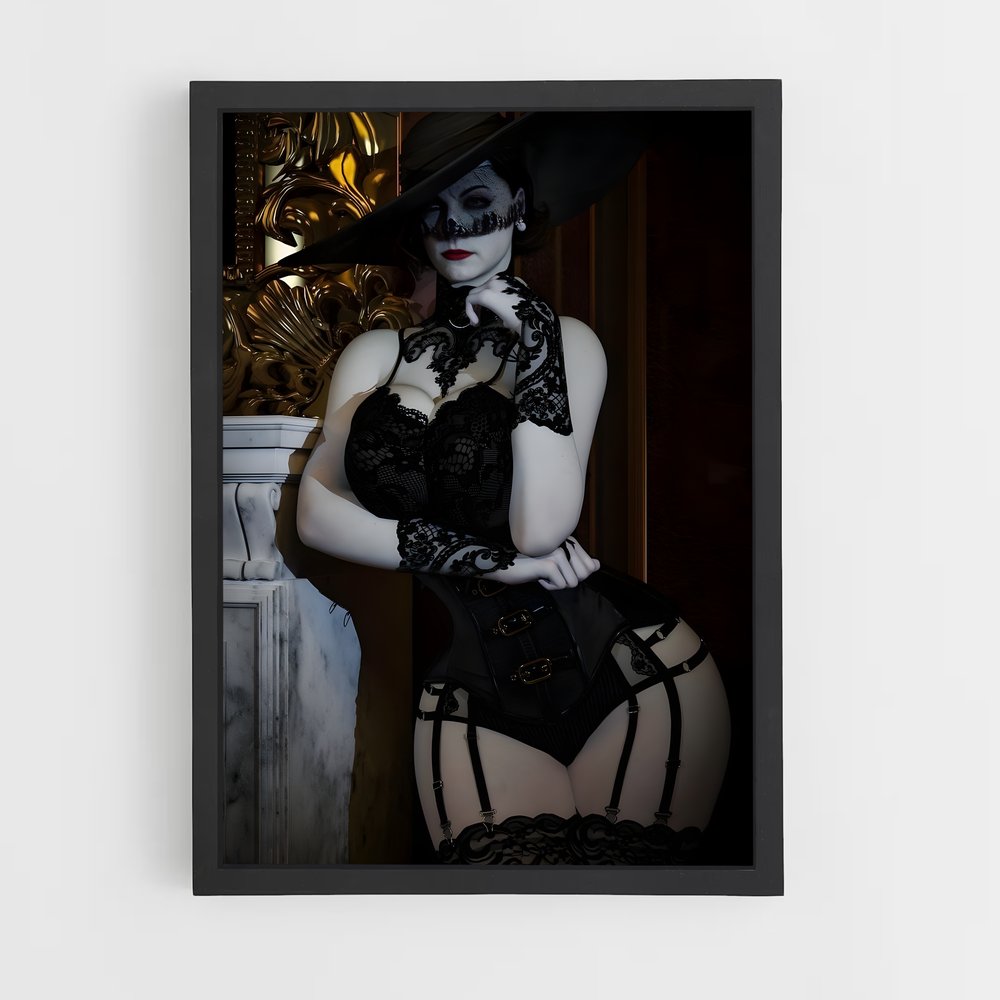 Poster Lady Dimitrescu Entertainment Touche poétique – affiche Resident Evil (vue 2)
